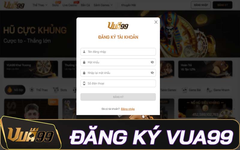 huong dan dang ky vua99