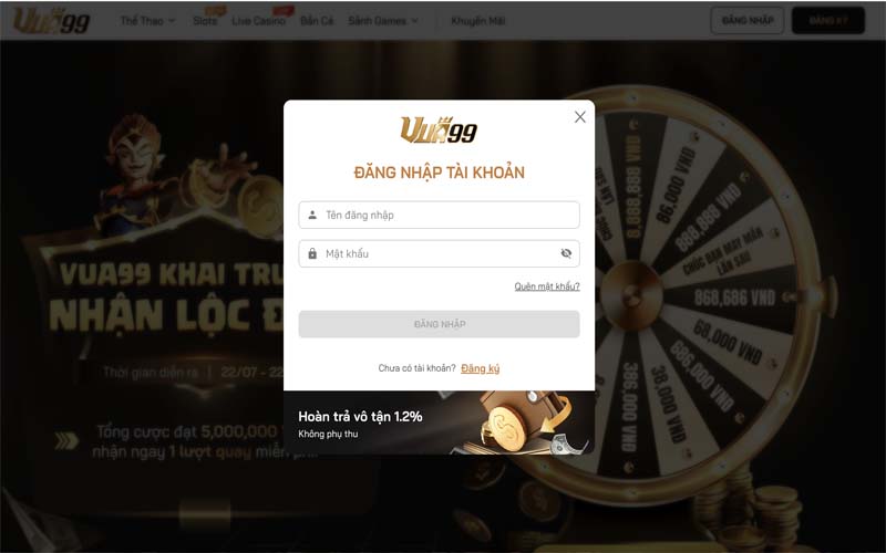 huong dan truy cap trang chu vua99 sieu toc