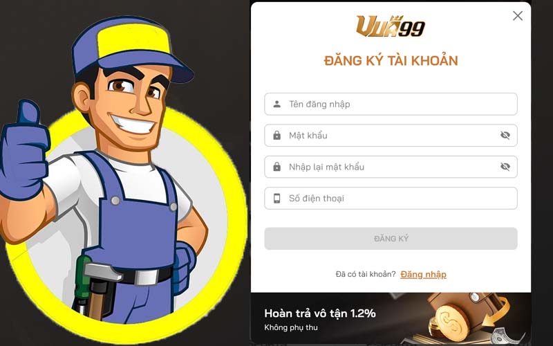 Khắc phục sự cố thường gặp khi đăng ký tài khoản Vua99